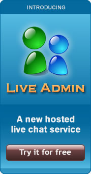 LiveAdmin customer support chat system